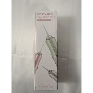 Portable Oral Irrigator With 3 Modes USB Rechargeable 220mL Water Tank White